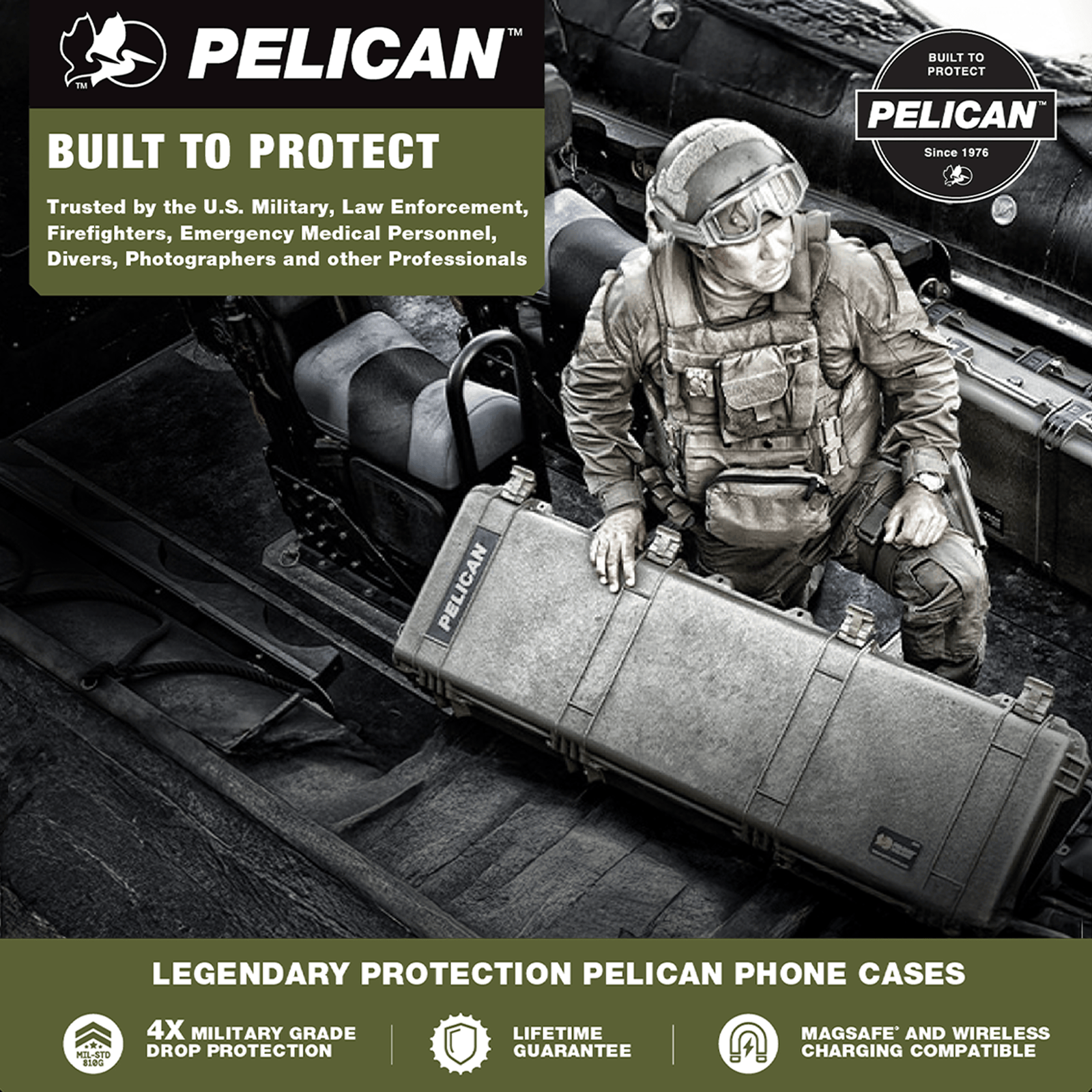 Pelican Voyager Black with Holster and Magnet - Galaxy S26+ - Image 10