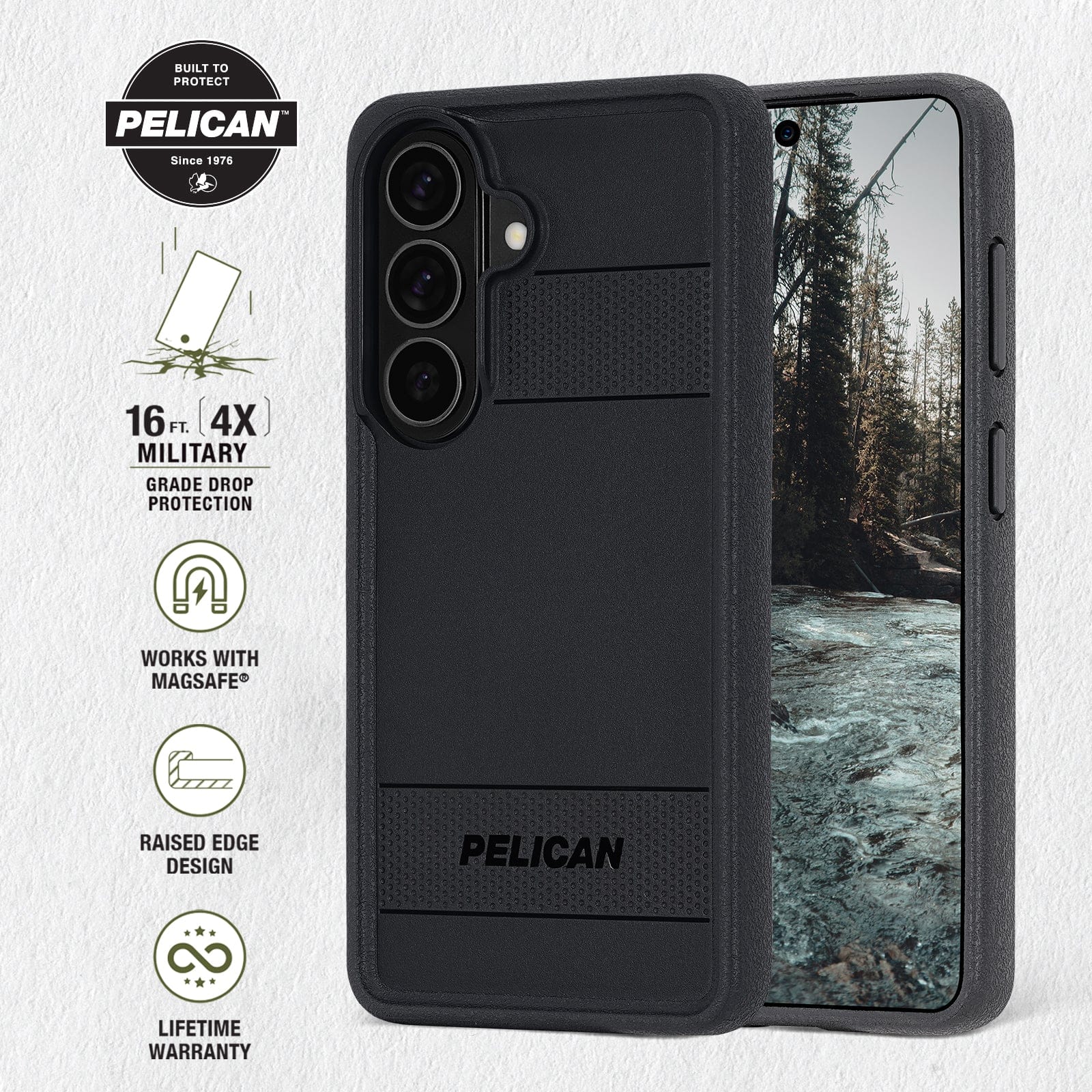 Pelican Protector Black with Magnet - Galaxy S26 - Image 2