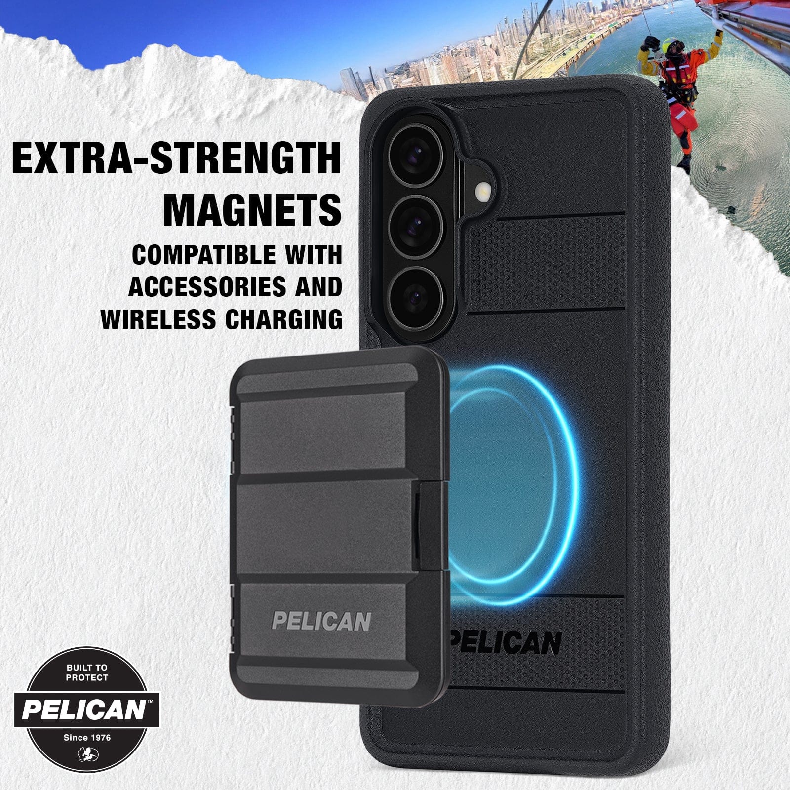 Pelican Protector Black with Magnet - Galaxy S26 - Image 6