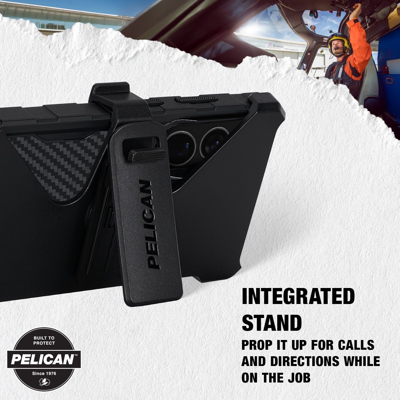 Pelican Shield Carbon with Holster and Magnet - Galaxy S26 Ultra - Image 5