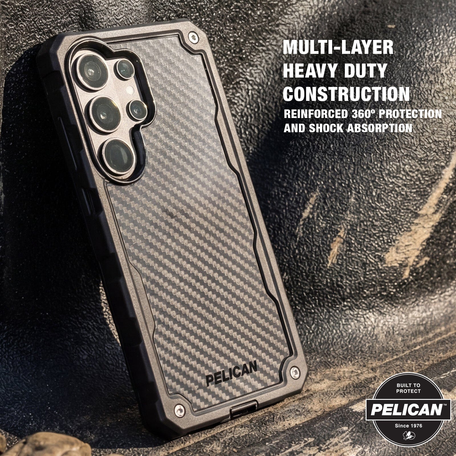 Pelican Shield Carbon with Holster and Magnet - Galaxy S26 Ultra - Image 7