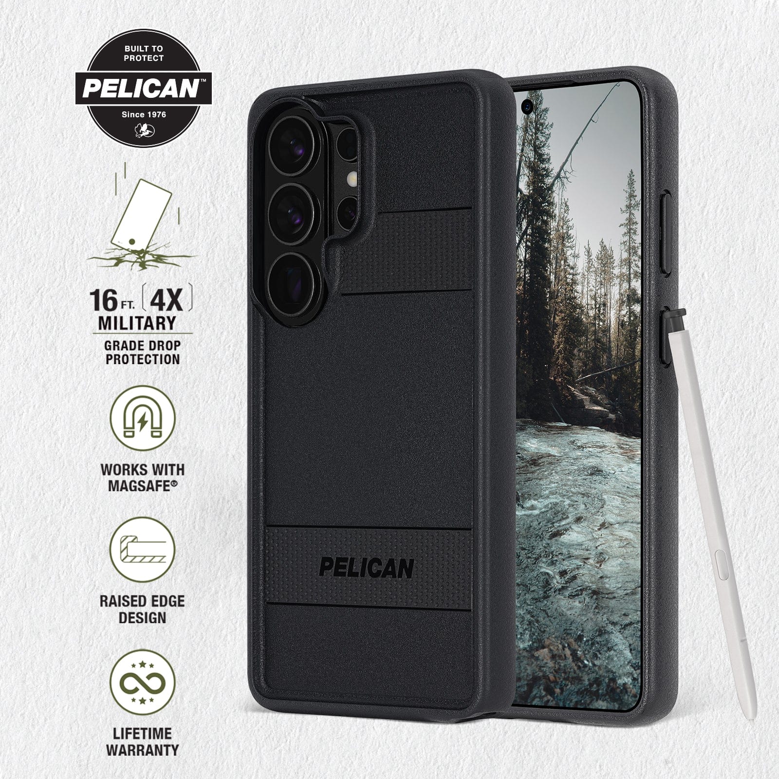 Pelican Protector Black with Magnet - Galaxy S26 Ultra - Image 2