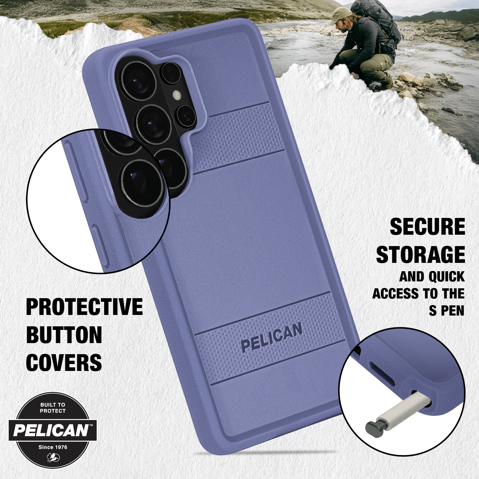Pelican Protector Purple with Magnet - Galaxy S26 Ultra - Image 5