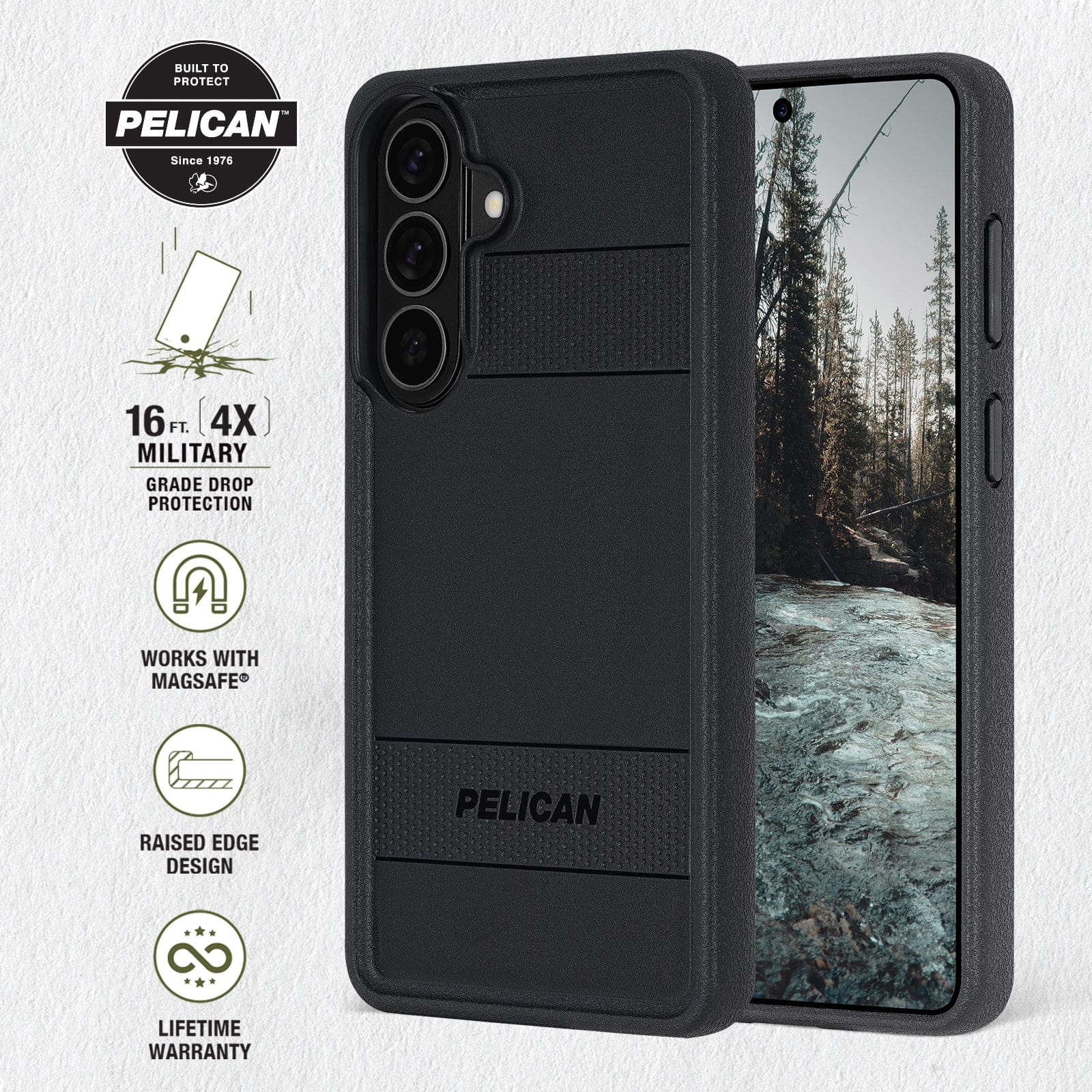 Pelican Protector Black with Magnet - Galaxy S26+ - Image 2