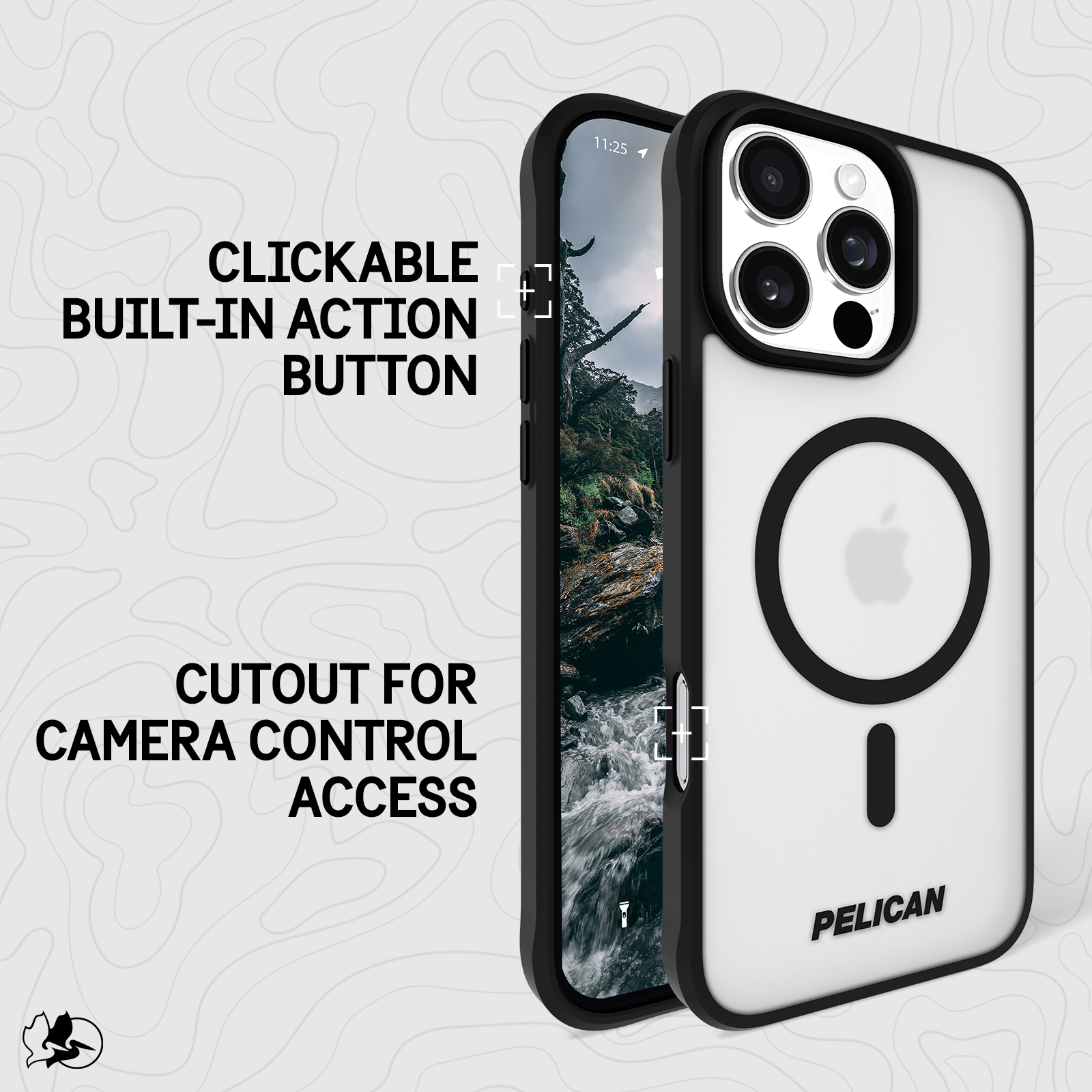 Pelican Ranger Frosted Clear MagSafe - iPhone 16 Pro Max - Image 4
