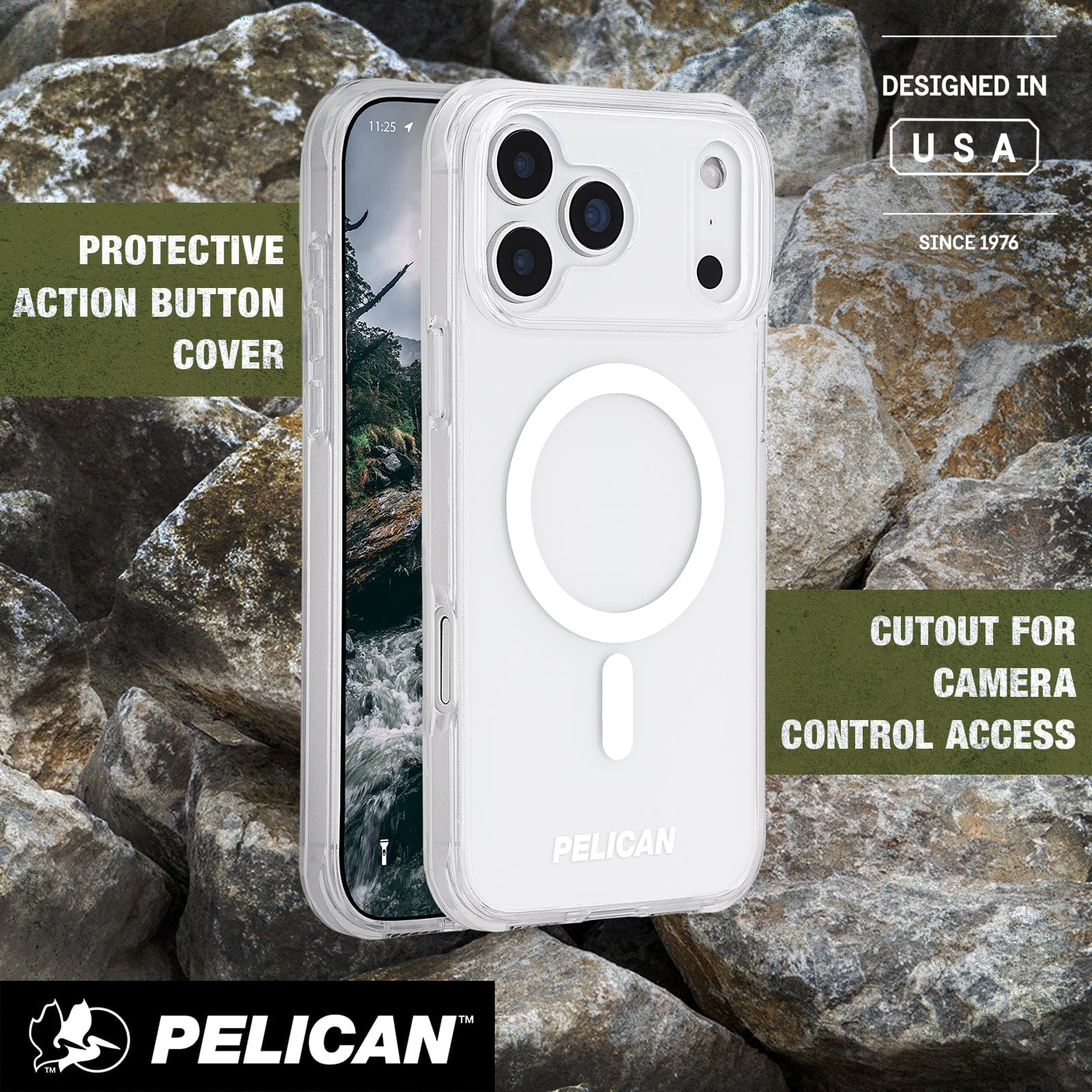 Pelican Ranger Clear MagSafe - iPhone 17 Pro Max - Image 5
