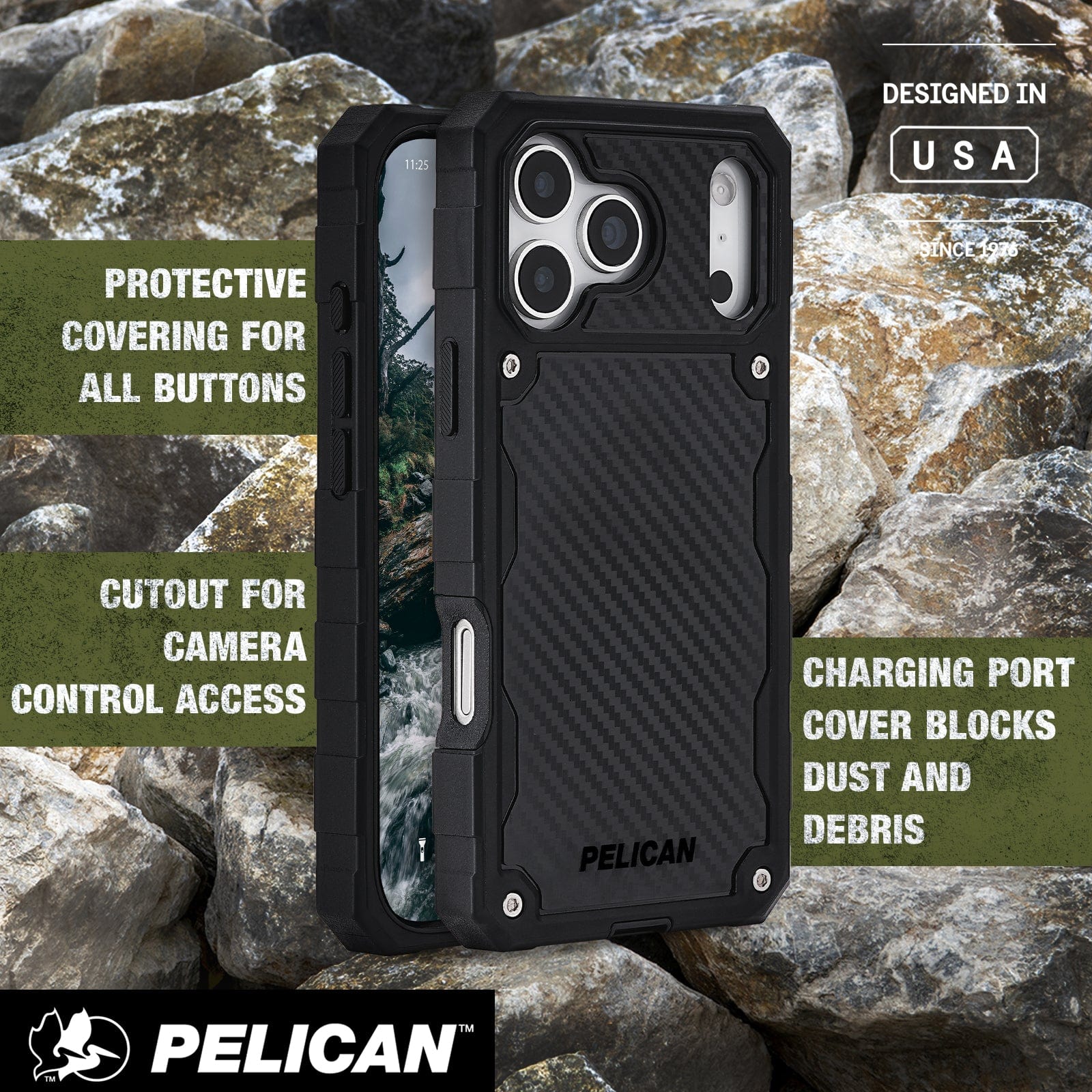 Pelican Shield Carbon MagSafe - iPhone 17 Pro Max - Image 7
