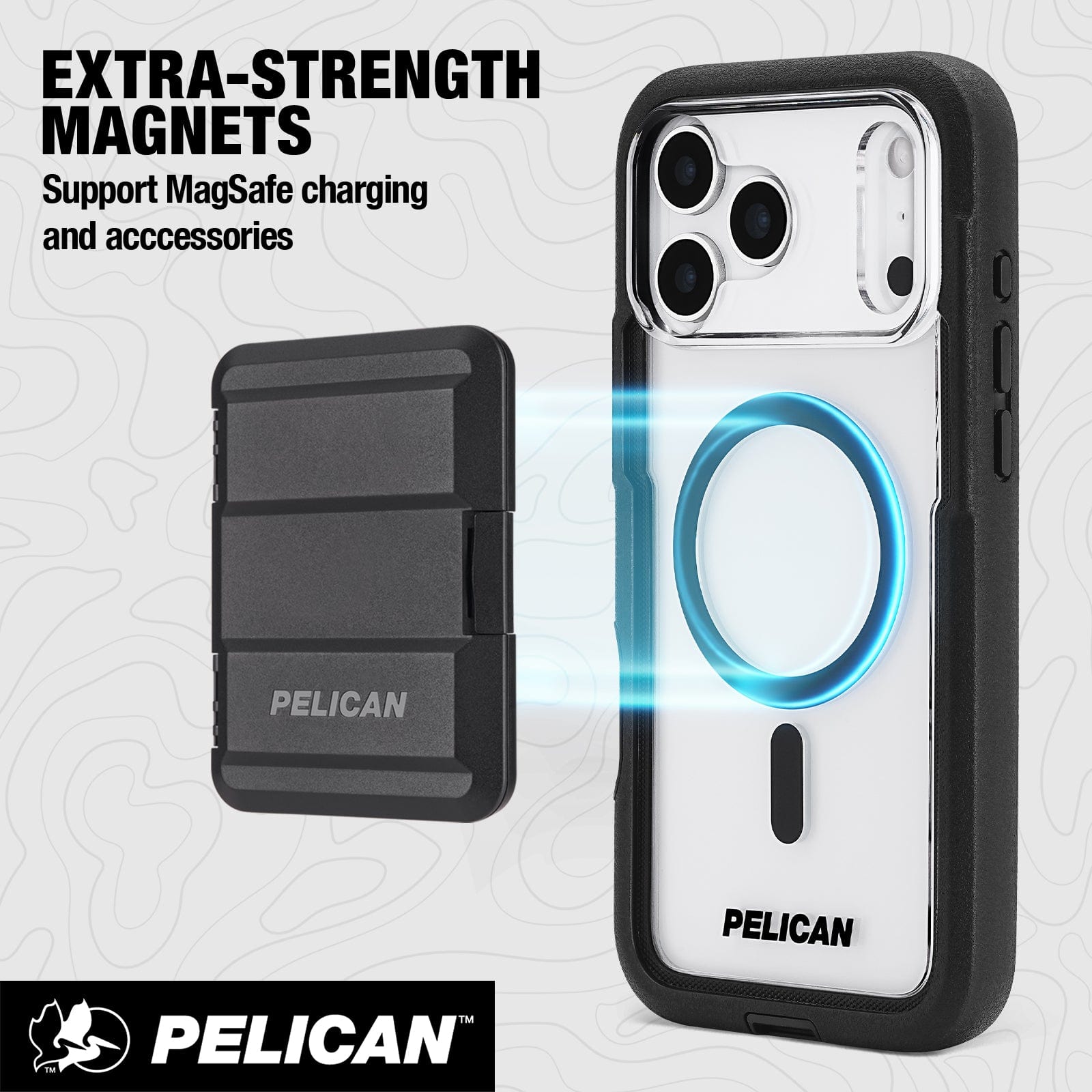 Pelican Voyager Clear/ Black MagSafe - iPhone 17 Pro Max - Image 5