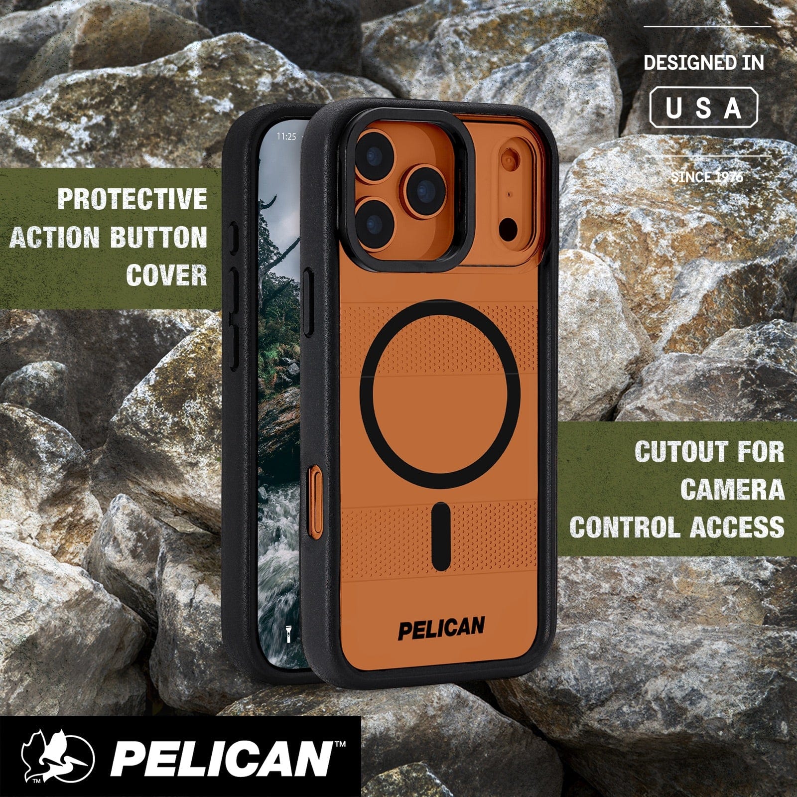 Pelican Protector Clear MagSafe w/ Camera Stand - iPhone 17 Pro Max - Image 6