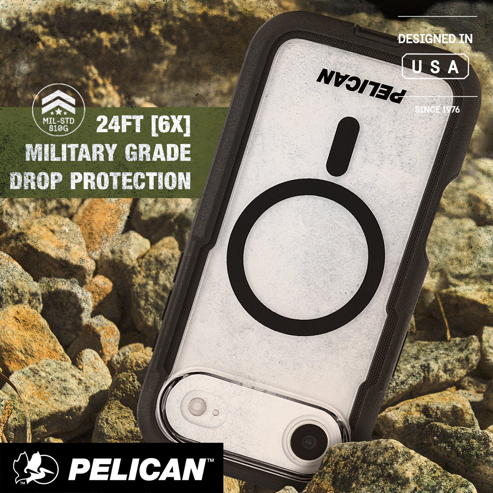 Pelican Voyager Clear/ Black MagSafe - iPhone Air - Image 2