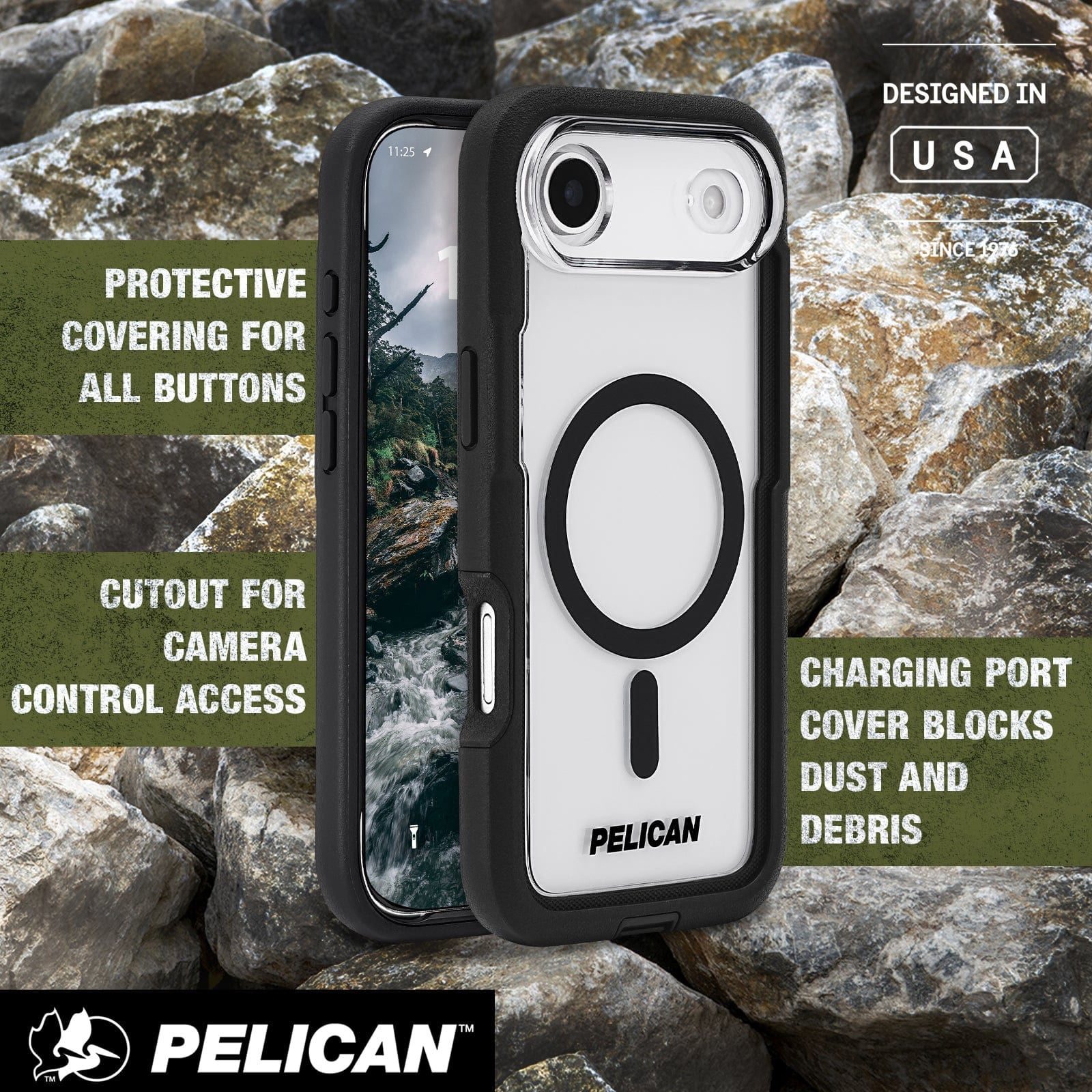 Pelican Voyager Clear/ Black MagSafe - iPhone Air - Image 7