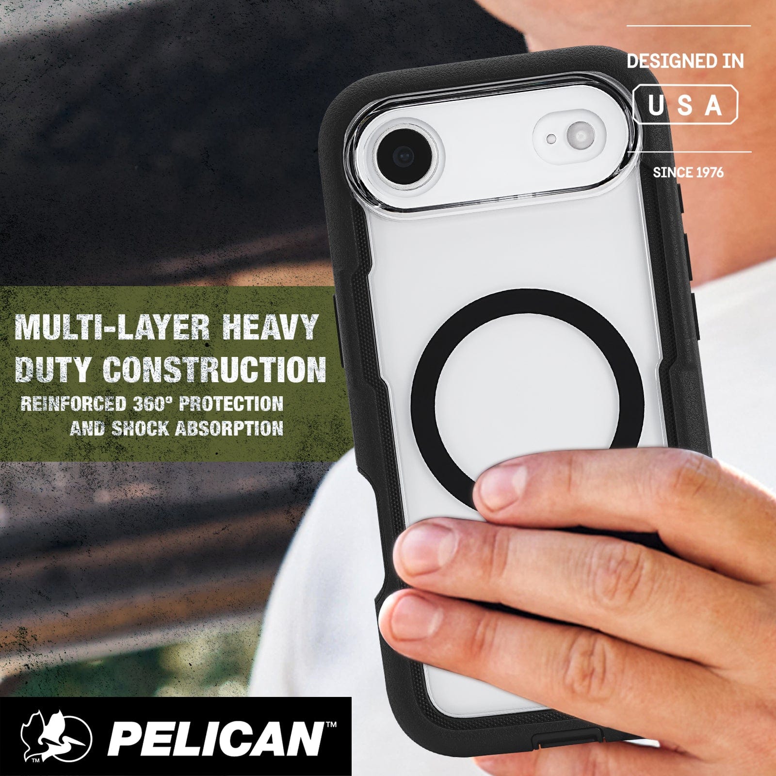 Pelican Voyager Clear/ Black MagSafe - iPhone Air - Image 6