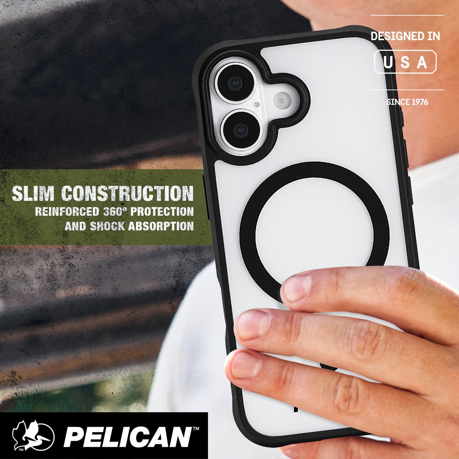 Pelican Ranger Frosted Clear MagSafe - iPhone 17 - Image 3