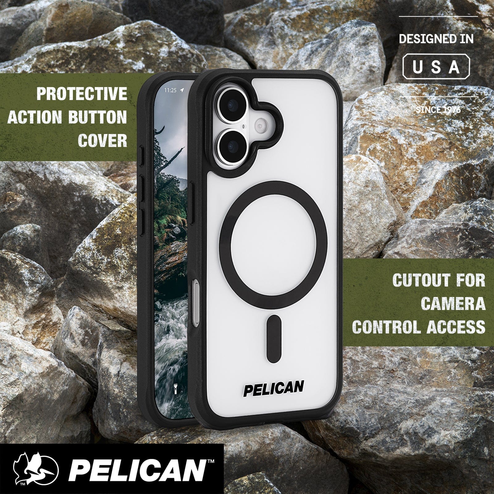Pelican Ranger Frosted Clear MagSafe - iPhone 17 - Image 5