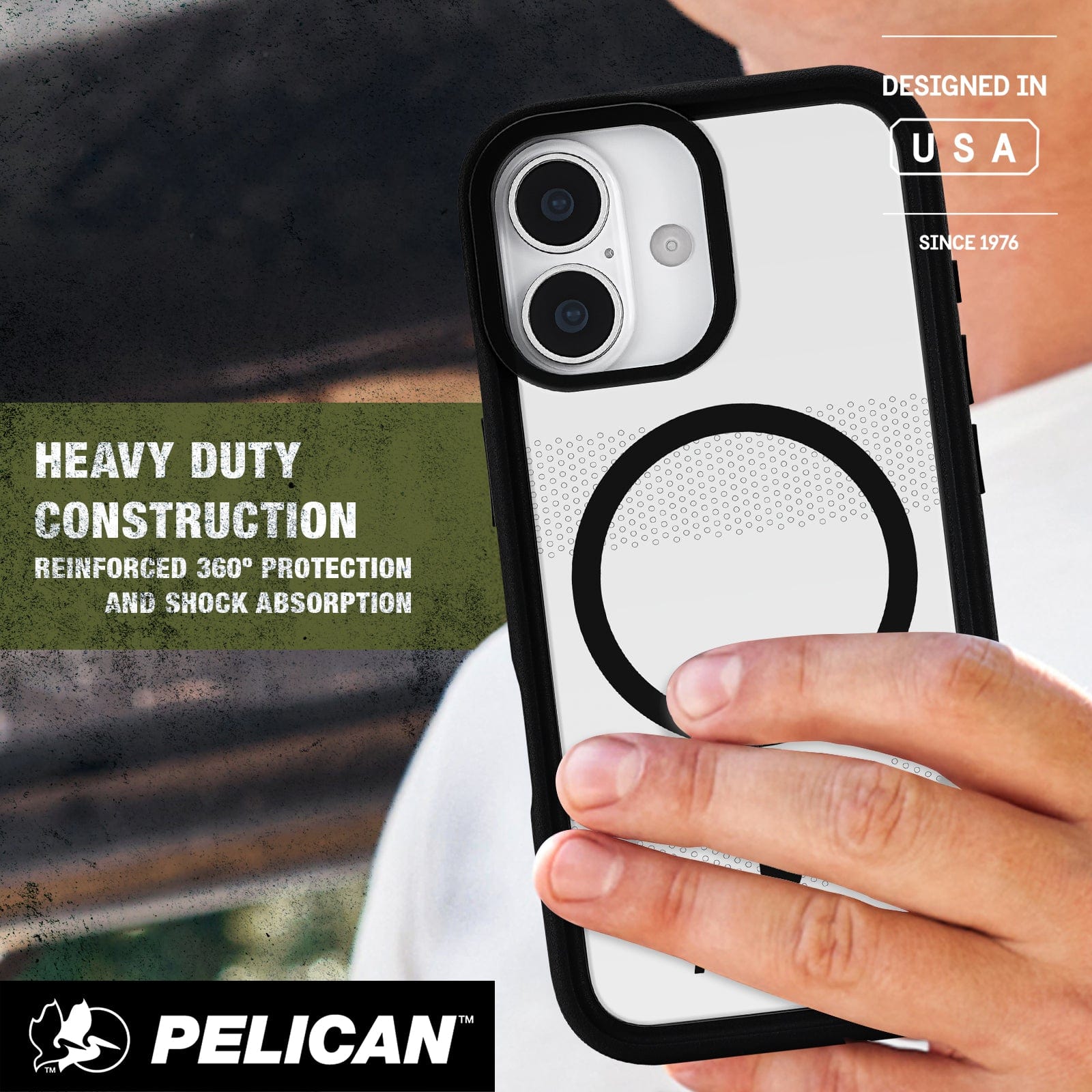 Pelican Protector Clear MagSafe w/ Camera Stand - iPhone 17 - Image 5