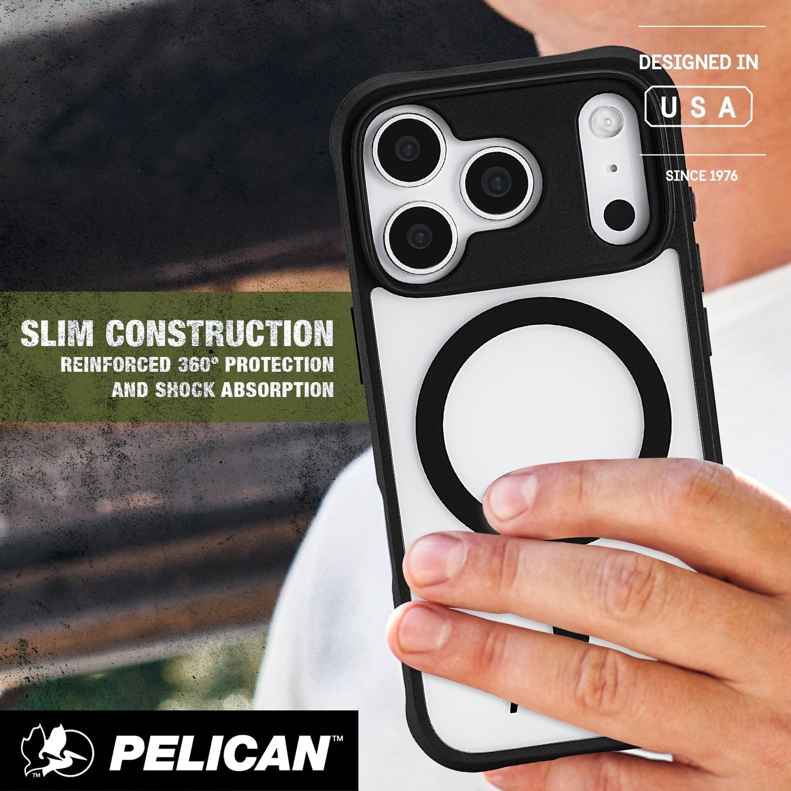 Pelican Ranger Frosted Clear MagSafe - iPhone 17 Pro - Image 3