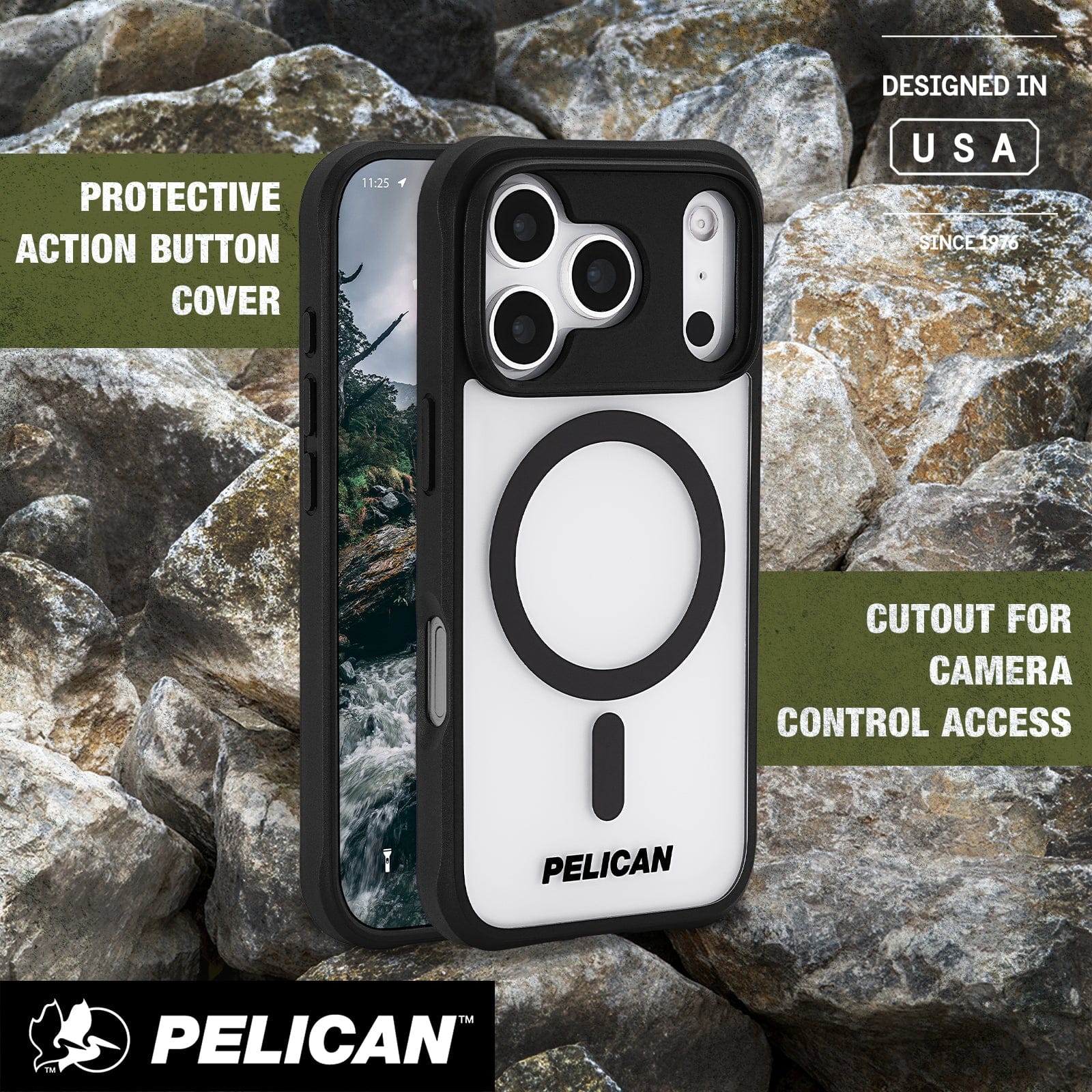 Pelican Ranger Frosted Clear MagSafe - iPhone 17 Pro - Image 5