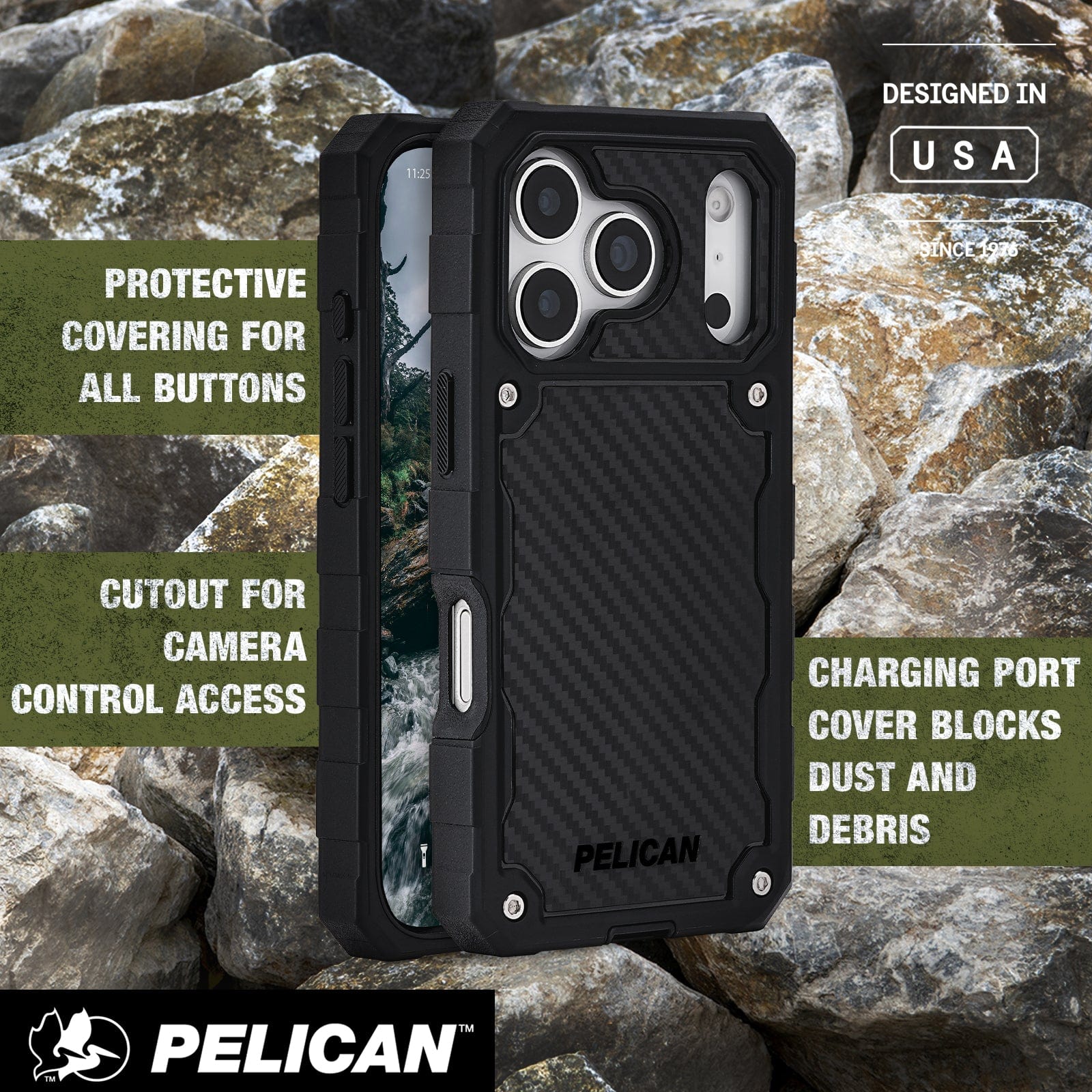 Pelican Shield Carbon MagSafe - iPhone 17 Pro - Image 7