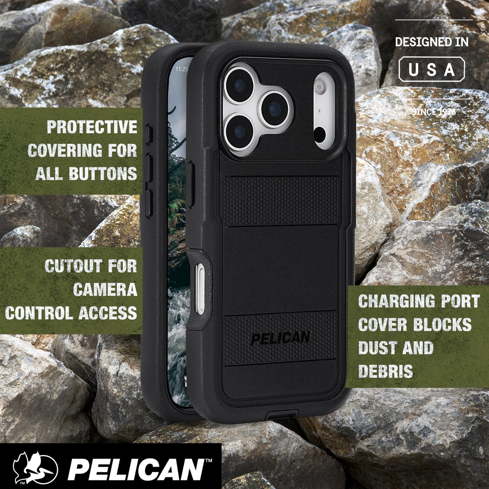 Pelican Voyager Black MagSafe - iPhone 17 Pro - Image 7