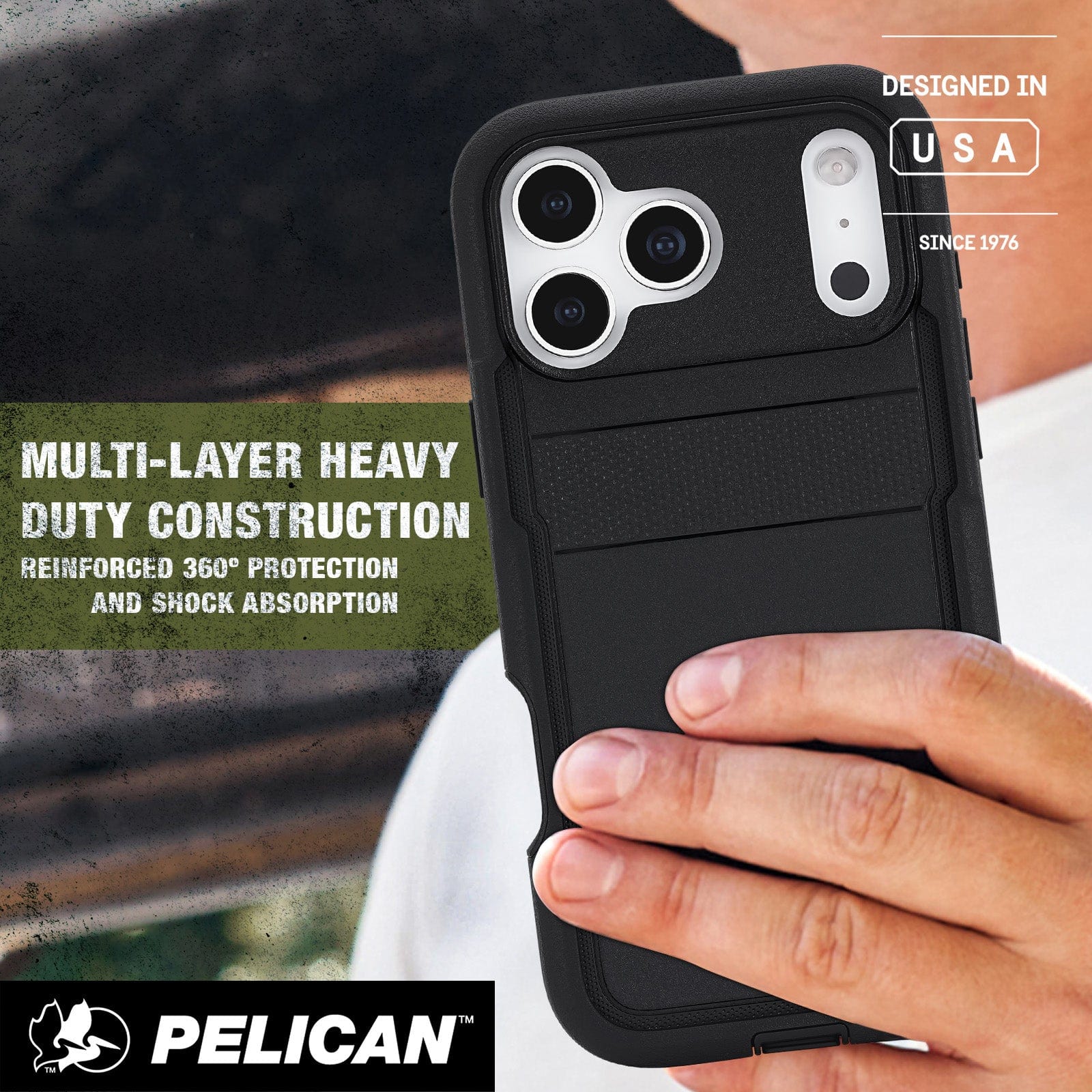 Pelican Voyager Black MagSafe - iPhone 17 Pro - Image 6