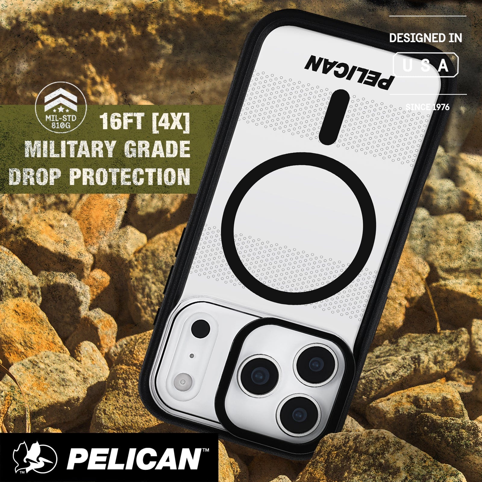 Pelican Protector Clear MagSafe w/ Camera Stand - iPhone 17 Pro - Image 2