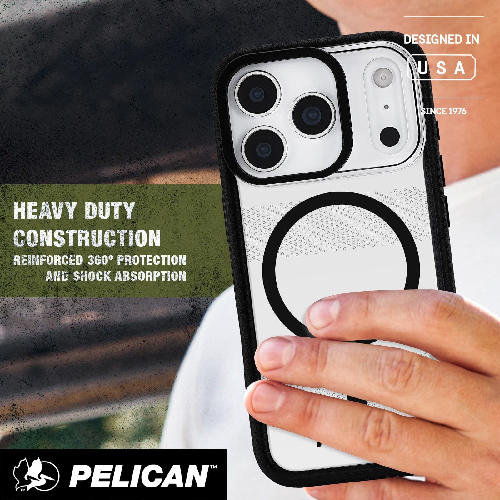 Pelican Protector Clear MagSafe w/ Camera Stand - iPhone 17 Pro - Image 5